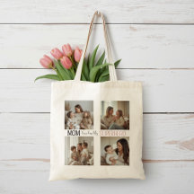 Modern Personlig Mamma Superhjälte Fotokollage