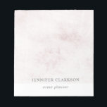 Modern personlig med vit borstad marmor i chic anteckningsblock<br><div class="desc">Modern elegant borstat anteckningsblock för vit marmor. Du kan anpassa den och lägga till din egen namn och text.</div>