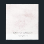Modern personlig med vit borstad marmor i chic anteckningsblock<br><div class="desc">Modern elegant borstat anteckningsblock för vit marmor. Du kan anpassa den och lägga till din egen namn och text.</div>