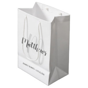 Modern Personlig Monogram & Family Namn