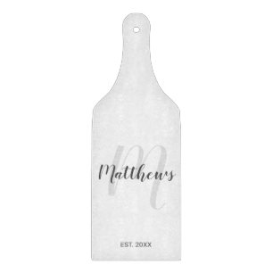 Modern Personlig Monogram & Family Namn