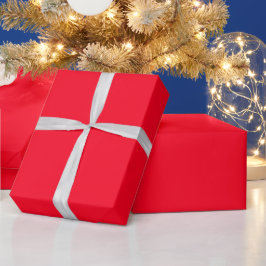 Modern personlig monogram namn ljusröd present presentpapper