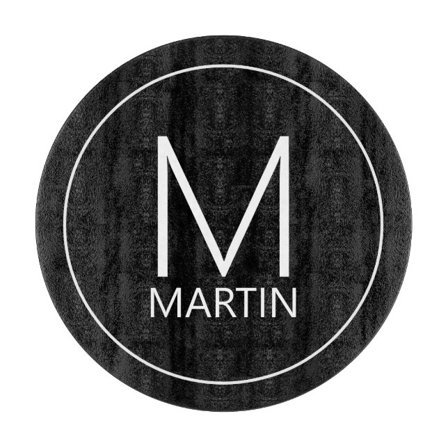 Modern Personlig Monogram och Namn Cshing Boar (Framsidan)