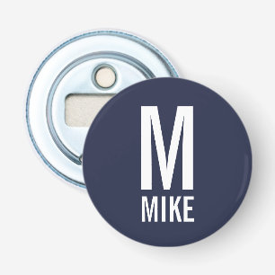 Modern Personlig Monogram och Namn Flasköppnare