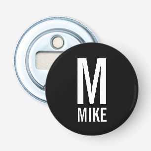 Modern Personlig Monogram och Namn Flasköppnare