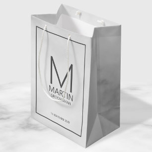 Modern Personlig Monogram och Namn Marskalkar