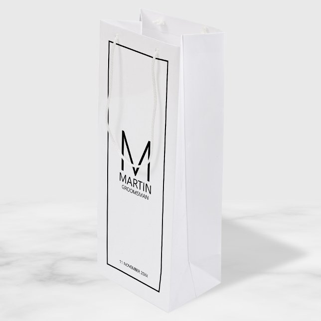 Modern Personlig Monogram och Namn Marskalkar (Skapare uppladdad)