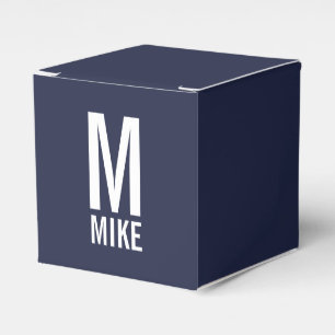 Modern Personlig Monogram och Namn Presentaskar