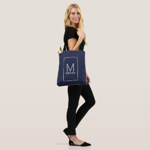 Modern personlig monogram och namns väskor
