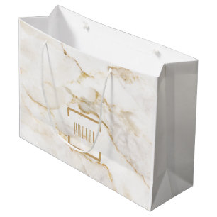Modern Personlig Namn Guld Effect Marble