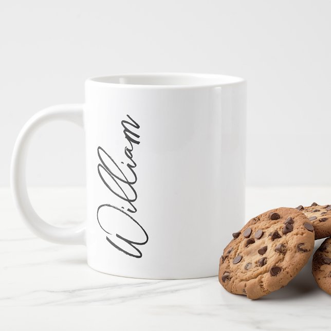 Modern Personlig Namn Jumbo Mugg (Skapare uppladdad)