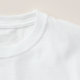 Modern Personlig Namn Monogram Pastel Rosa T Shirt (Detalj hals (i vitt))