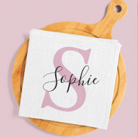 Modern Personlig Namn Monogram Rosa