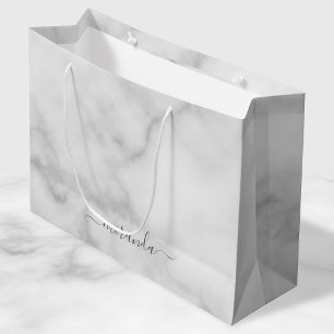Modern Personlig Namn White Marble