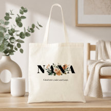 Modern Personlig Nana Blommig Present