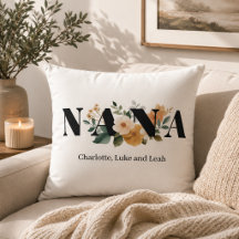 Modern personlig nana blomsterpresent
