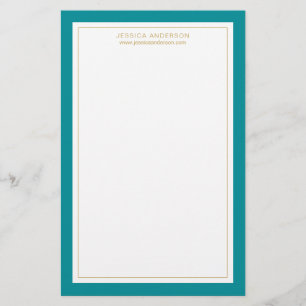 Modern Personlig och Elegant Brevpapper