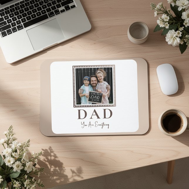 Modern Personlig Pappa Foto Musmatta (Skapare uppladdad)