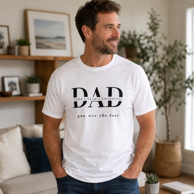Modern personlig Pappa T-Shirt (Skapare uppladdad)