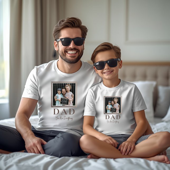 Modern personlig pappafoto t shirt (Skapare uppladdad)