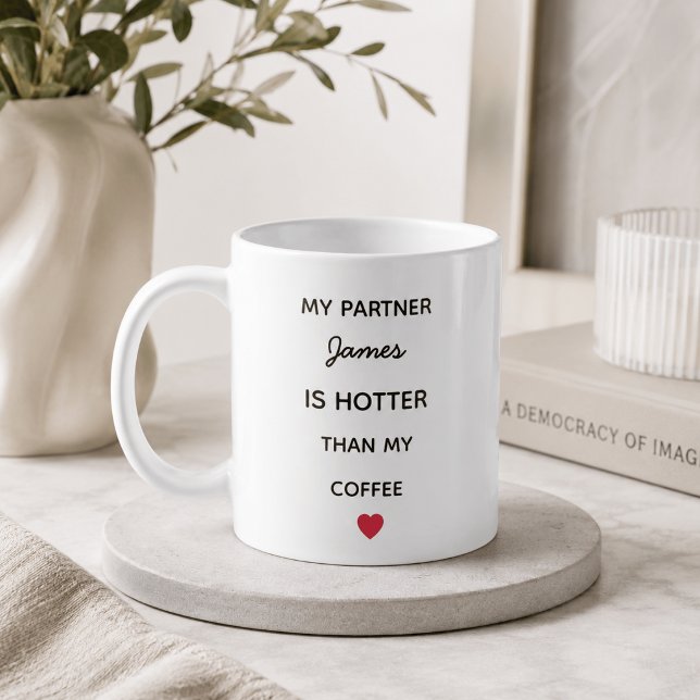 Modern Personlig Partner Kaffe Mugg (Skapare uppladdad)