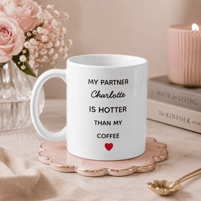 Modern Personlig Partner Kaffe Mugg (Skapare uppladdad)