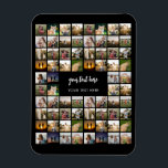Modern Personlig Photo Collage Magnet<br><div class="desc">Skapa din egen moderna Personlig Photo Collage Magnet</div>