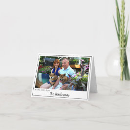 Modern Personlig Photo Stationery Anteckningskort