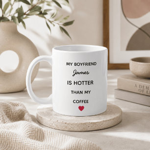 Modern Personlig Pojkvännskaffekopp Kaffemugg