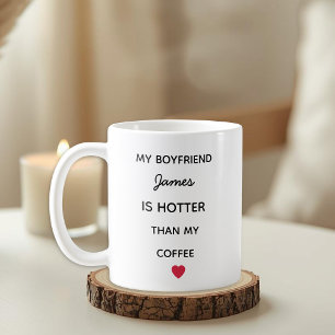 Modern Personlig Pojkvännskaffekopp Kaffemugg