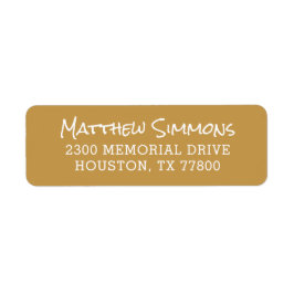 Modern Personlig Returadress Etikett