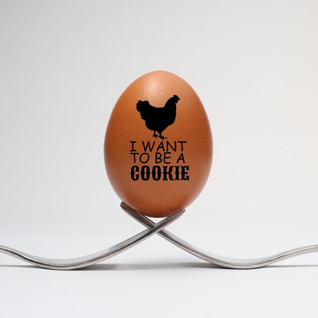 Modern Personlig Rustic Hen för Egg Älskare Stämpel (PERSONALIZED CHICKEN QUOTE FOR CHICKEN LOVERS)