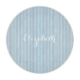 Modern Personlig Shimming Blue Stripe