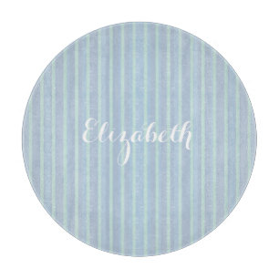 Modern Personlig Shimming Blue Stripe