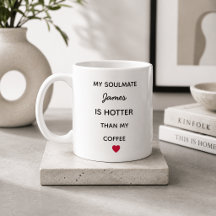 Modern Personlig Soulmate Kaffe Mugg