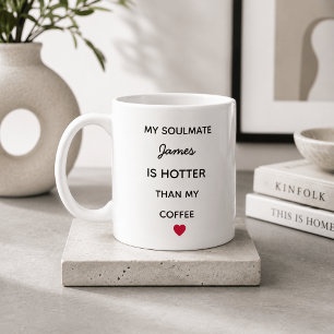 Modern Personlig Soulmate Kaffe Mugg