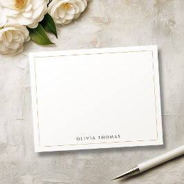 Modern personlig Stationery-anteckning för klassi Anteckningskort
