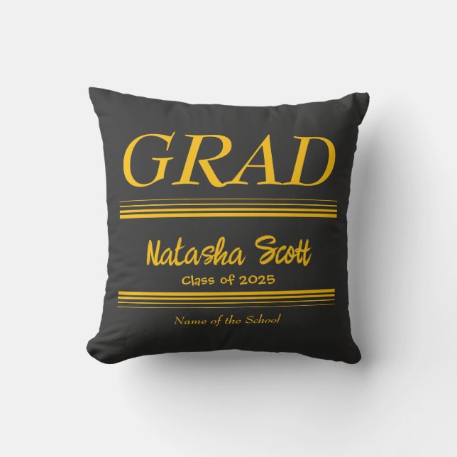 Modern Personlig studentexamen Kudde (Framsida)