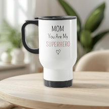 Modern Personlig Superhjälte Mamma Fotokollage