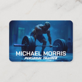 Modern personlig tränare Fitness Gym Coach Visitkort