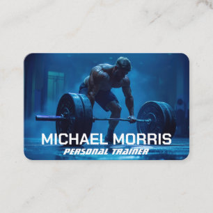 Modern personlig tränare Fitness Gym Coach Visitkort