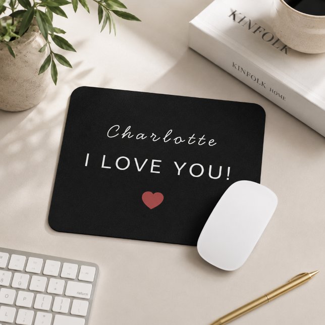 Modern Personlig Valentine-musmatta Musmatta (Skapare uppladdad)