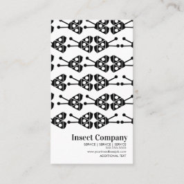 Modern Pest Control Bug Company Logotyp  Visitkort
