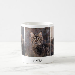 Modern Pet Cat Anpassningsbar Photo Kaffemugg