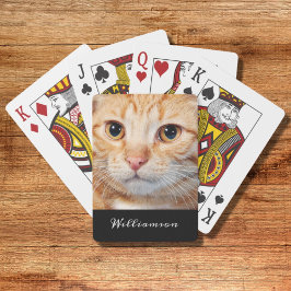 Modern Pet Photo Casinokort