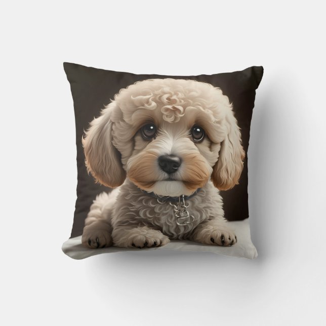 Modern Pet Photo, Hund Photo, Hund älskare Kudde (Framsida)