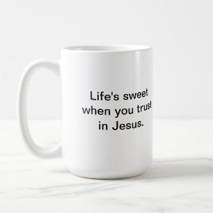 Modern Philippians4:13 som är traditionell och Kaffemugg