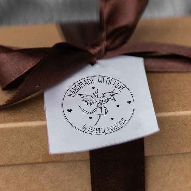 Modern Phoenix-Anpassningsbar handgjord med kärlek Stämpel (Skapare uppladdad)