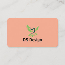 Modern Phoenix Logo Business Card Visitkort