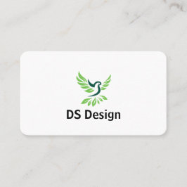 Modern Phoenix Logo Business Card Visitkort
